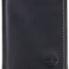 Timberland Portefeuille à Trois Volets en Cuir Fonctionnel et Stylique pour Homme Fenêtre d'Identification Tiroir