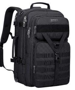 WITZMAN Sac à Dos De Voyage Homme 45L Convertible Approuvé par les Compagnies Aériennes avec Écran 17" Global Recycled S
