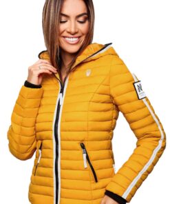 Navahoo B811 Veste matelassée à capuche pour femmes hiver chaud confort