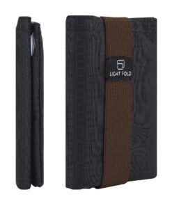 PORTFEUILLE LIGHT FOLD_homme_12_cartes_bancaire_rfid_fonctionnel_slim_elastique