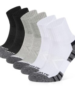 Chaussettes de Sport CloseMate Homme Femme Respirantes Antidérapantes 6 Paires pour Running Randonnée Tennis Travail