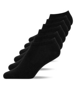 Snocks Socquettes & Chaussettes Basses - Coton Bio & Polyester Recyclé - 6 Paires - Homme & Femme - Confortables & Antid