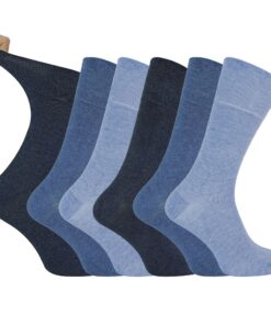 IOMI chaussettes diabétiques hommes confort sans élastique 5 couleurs