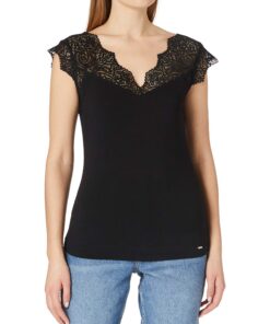 Morgan T-Shirt Femme Étanche - Tissu Organique, Idéal pour le Loisir et le Sport