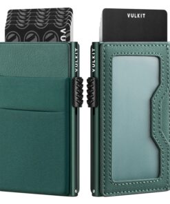 **Porte Cartes de Crédit RFID Bloquant + Portefeuille Mince en Métal + Pop Up EDC Wallet**