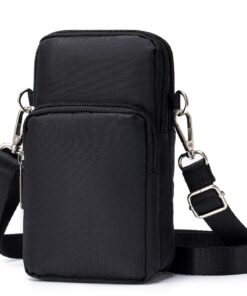 SUCIKORIO Petit Sac Bandoulière Femme Imperméable Nylonpour Téléphone Portable 6.7 Pouces, Élégant et Fonctionnel pour S