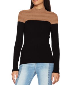 Morgan Pull Manches Longues Col Montant - Hiver Chaud et Confortable, Idéal pour les Femmes