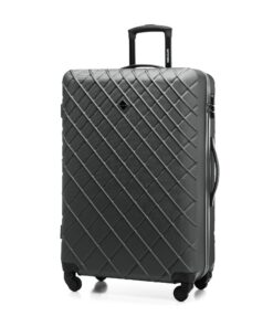 Valise de Voyage WITTCHEN Bagage à Main Valise Cabine ABS 4 Roulettes Pivoting Serrure à Combinaison Poignée Télescopiqu
