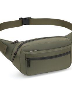 Sac à dos GERIINEER pour Homme et Femme Sécurité Ville Voyage Outdoor Sport Sacoche Banane Ceinture de Course