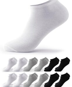 Occulto socquettes homme et femme - lot de 6 et lot de 12 (modèle: Chris) | Comfort et durabilité pour tout le monde | I