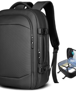 HK Sac à Dos Voyage Cabine Avion Noir pour Homme Femme | Étanche 30-33L | Ordinateur Portable 16 Pouces | Voyage et Trav