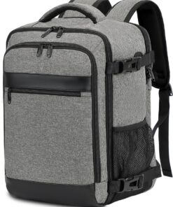 KLOSTAIN Bagage Cabine Ryanair pour Femme Homme 20 L Under Seat Gris