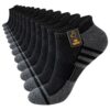 Chaussettes Basses Courte Stoeury, Anti Ampoule Sport pour Homme Femme, Lot de 6 Paires OEKO-TEX, Coton Respirant Anti-t