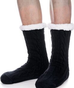 PROETRADE Chaussettes Hommes Taille 43-46, Chaussettes Hiver Chaudes Thermiques, Chaussettes Cadeau Hommes Adaptables à