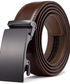 Ceintures Acewin Automatique pour Homme en Cuir, Réglable, Largeur 35 mm