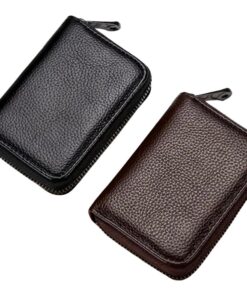 HealthyMoov Portefeuille Homme Cuir Marron RFID Esthétique Pratique