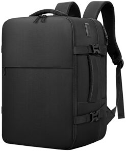 Sac à dos voyage cabine avion imperméable homme femme noir