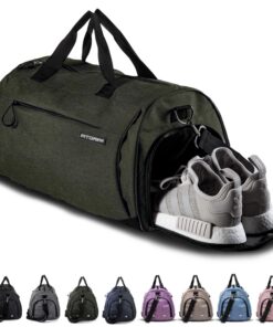 Fitgriff® Sac de Sport Homme & Femme V1 - Grand Capacité avec Compartiments Chaussures et Humide, Idéal pour Gym et Fitn