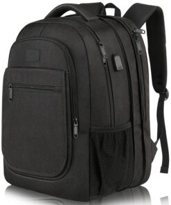 MATEIN Sac à Dos OrdinateurPortable 15,6 Pouces Homme Femmes Noir