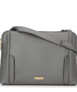 Sac à bandoulière WITTCHEN pour femmes | Élégant en cuir écologique | Fermeture éclair pratique