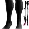Chaussettes de compression AZengear Classe 2 Femme et Homme 20-30mmHg, circulation veines enflées varices, running, voya