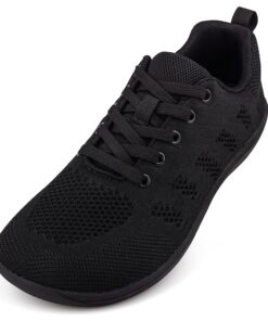MINBEI Baskets Femme Respirantes Légères Athlétiques pour Course en Douceur Noir Bleu Rose Taille 35-44 EU