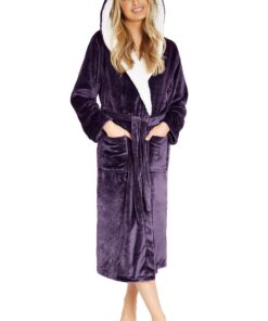 CityComfort Robe de Chambre Femme en Pôle Douce OEKO-TEX | Douce et Confortable pour la Maison | Idéale pour la Relaxati