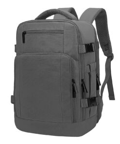 Sac à dos voyage EasyJet - Gris Sidéral - Bagage cabine 45x36x20 L - Portable 15,6" - Poche PC - Dos et poche cachée