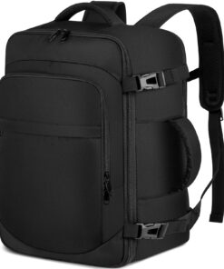 ENZOSUM Sac à Dos Cabine 45x36x20 pour Avion Easyjet - 30L Valise Bagage à Main avec Poche Ordinateur 15.6 Pouces, Sac s
