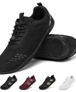Geweo Chaussures Minimalistes Respirantes Homme Femme Fitness Trail Running Légères et Confortables pour Pieds Nus et Pi