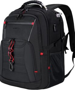 Sac à Dos KROSER Homme 17.3" Imperméable pour Voyage et Études Grand Sac à Dos KROSER Homme 17.3" avec Poches RFID Por