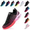 Hitmars Chaussures de Course Respirantes Femme Fitness Athlétiques Taille 36-42 EU Taille Comfortable