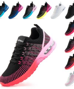 Hitmars Chaussures de Course Respirantes Femme Fitness Athlétiques Taille 36-42 EU Taille Comfortable
