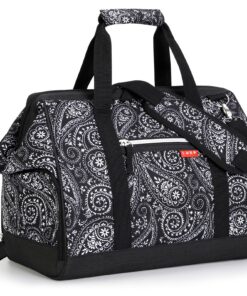 Sac de Nuit et Week-end Lekesky pour Femme - Grandes Ouvertures - Voyage - Rayures Bleues et Blanches, Hôpital