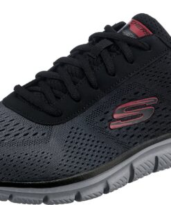 Skechers Homme Track Ripkent Chaussures de Course Populaire Élégantes pour Hommes, Confortables, Idéales pour la Course