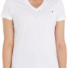 Tommy Hilfiger T-shirt Logo Femmes Mode Élégant Taille US 2XL