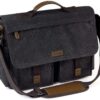 Sac Bandoulière VASCHY Homme Multifonctionnel Résistant à l'Eau 15,6-17 Pouces pour Travail et Voyage