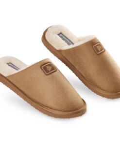 DUNLOP Chaussons Homme Antidérapantes pour Intérieur et Extérieur Élégants et Confortables