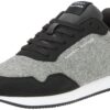 Tommy Hilfiger Homme Baskets De Running Fonctionnelles Pour Course En Ville 40 EU Noir