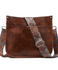 ZOUIQSS Sacs à Bandoulière pour Femme en Cuir Hobo Sac avec Poches Zippées et Sangle Réglable Sac à Dos à Main pour Femm