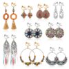 Hifot Boucles d'oreille Femme | Qualité Or | Anniversaire Femmes