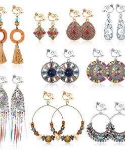 Hifot Boucles d'oreille Femme | Qualité Or | Anniversaire Femmes