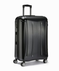 Valise rigide Amazon Basics, grande valise à roulettes pour voyageurs professionnels, modèle Oxford avec cadenas TSA, 76