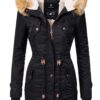 Veste d'hiver Navahoo La Viva pour Dame XS-3XL, chaud, waterproof, douillette, idéale pour l'hiver, design élégant, main