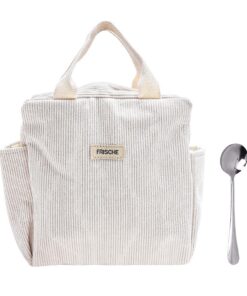 Sac Isotherme Isotherme Reutilisable pour Pique-Niques et Repas de Travail 12L Blanche_velours