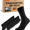 Chaussettes sockenkauf24 Homme Femme 10 Paires Coton Confortable Respirantes OEKO-TEX STANDARD 100