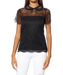 Morgan T-Shirt Femme Élégant pour Everyday Wear en Coton Organic