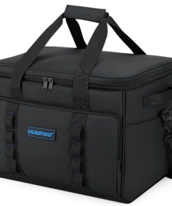 Glacière Grand Pliable Isotherme Etanche pour Courses, Camping et Randonnée - Polyvalente et Odorante