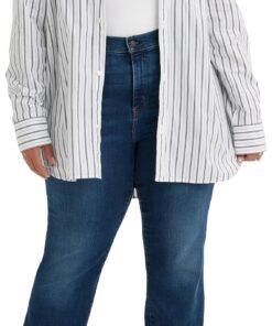 Jeans Levi's Plus Size 724 High Rise Straight Femme Élégants
