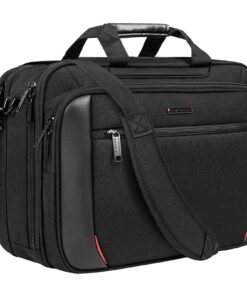 EMPSIGN Sac à dos imperméable businessman 17,3" portable pour homme | Sac de voyage extensible avec poches RFID pour bur